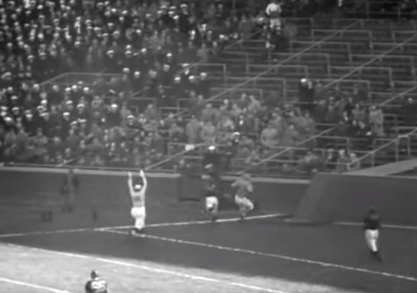 Photos of football at Wrigley Field