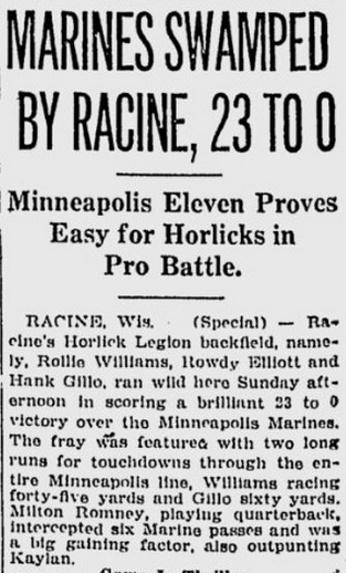 December 7, 1952 L.A. Rams rookie Dick Night Train Lane intercepts one of  3 passes on the day and will break the NFL single-season record with 14.  The NFL later ranked Lane's